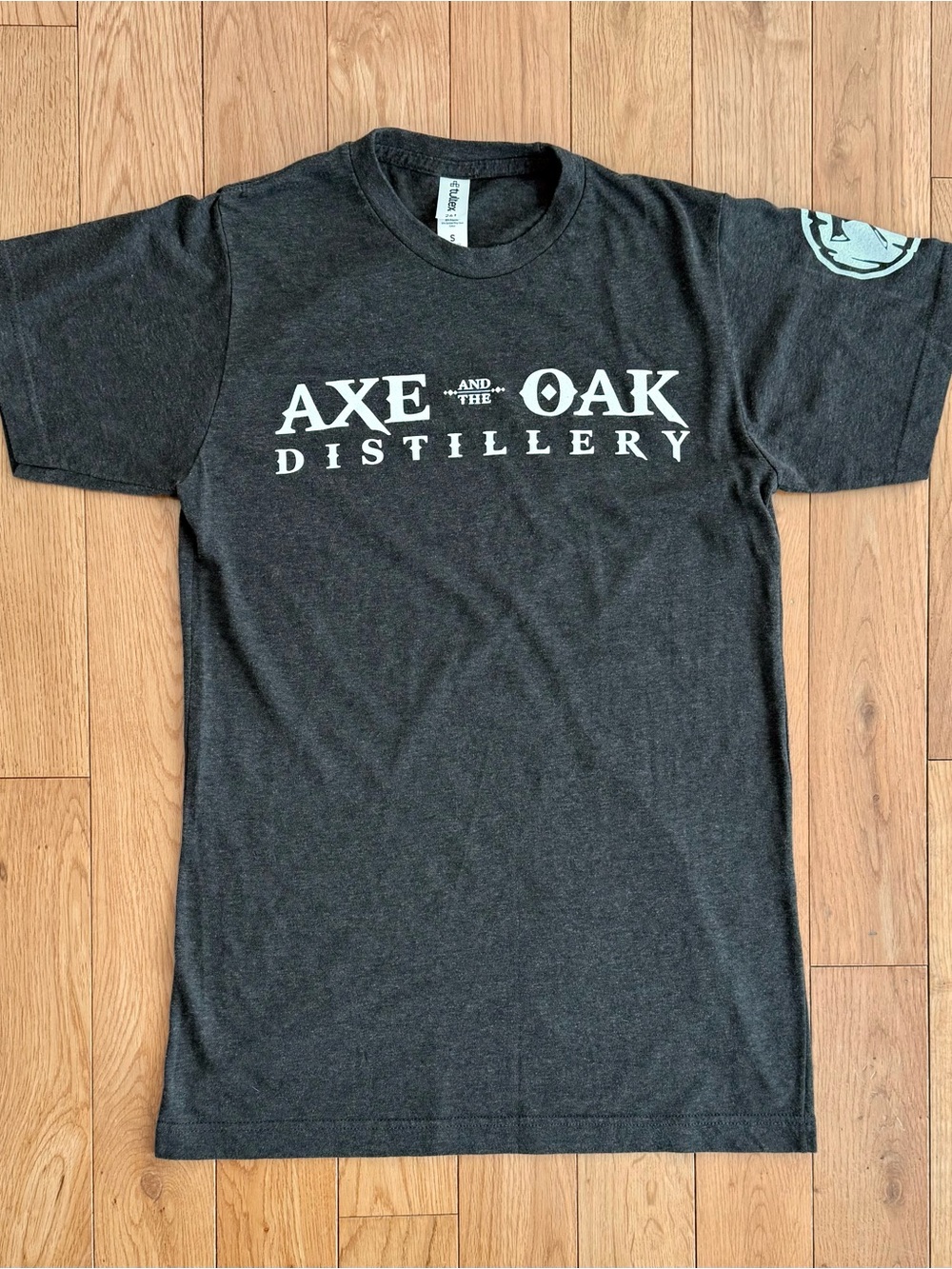 Axe and the Oak Distillery Grey Graphic Tshirt